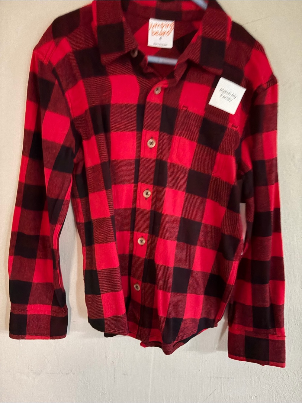 Jumping Beans Boys Buffalo plaid flannel shirt. BNWTS!!